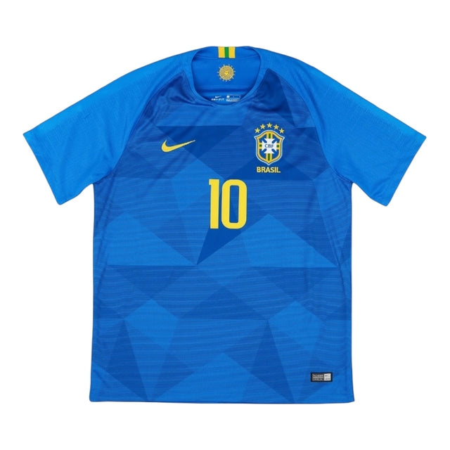 Camisa Retrô Seleção Brasileira II 2018/19 - Masculina Nike - Azul com detalhes em amarelo