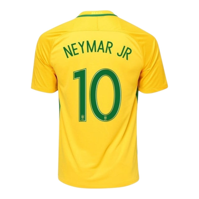 Camisa Retrô Seleção Brasileira I 2016/17 - Masculina Nike - Amarela com detalhes em verde