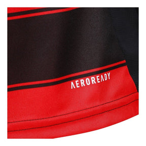Camisa Flamengo I 25/26 - Adidas Feminina - Preta e vermelha