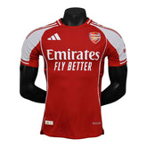 Camisa Arsenal I 25/26 - Jogador Adidas Masculina - Vermelha e branca