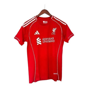 Camisa Liverpool I 25/26 - Torcedor Adidas Masculina - Vermelha com detalhes em branco