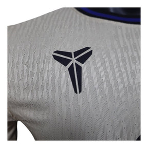 Camisa Barcelona II 25/26 - Jogador Nike Masculina - Bege com detalhes em azul e preto