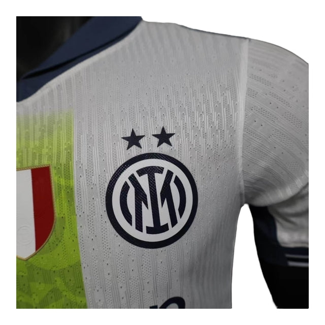 Camisa Inter de Milão Edição especial Valentino Rossi II 24/25 - Jogador Nike Masculina - Branca com detalhes em azul
