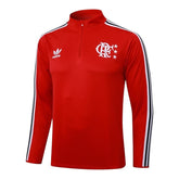 Jaqueta Corta-Vento Flamengo Treino 25/26 - Masculina Adidas - Vermelha