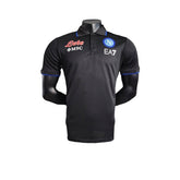 Camisa Napoli Treino 23/24 polo - Jogador EA7 Masculina - Preta
