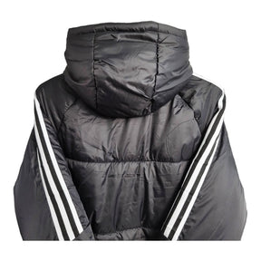Jaqueta Corta-Vento Real Madrid 23/24 - Masculina Adidas - Preta com listras brancas