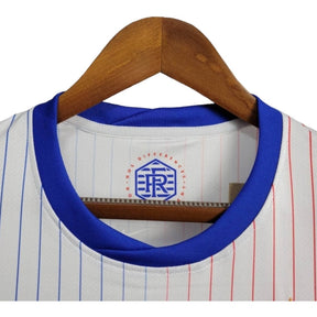 Camisa Seleção da França II 24/25 - Torcedor Nike Masculina - Branca com detalhes em azul e vermelho