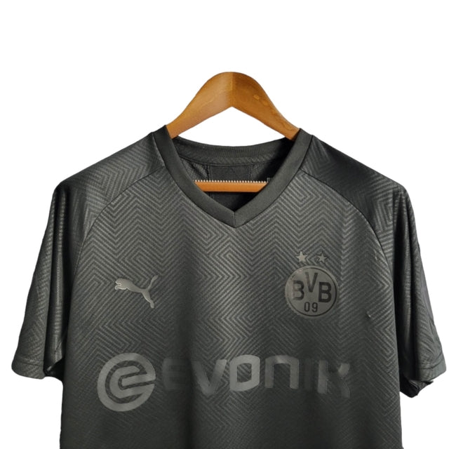 Camisa Retrô Borussia Dortmund Edição especial Aniversário de 100 anos 19/20 - Masculina Puma - Preta