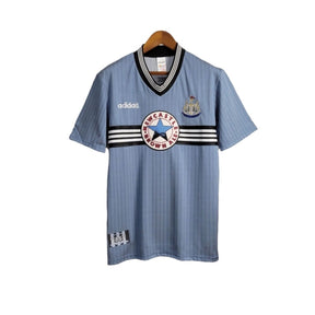 Camisa Retrô Newcastle II 1995/1996 - Adidas Masculina - Azul com detalhes em branco