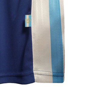 Camisa Retrô Seleção da Argentina II 1998 - Adidas Masculina - Azul com detalhes em branco
