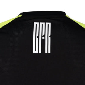 Camisa Botafogo Treino 24/25 - Torcedor Reebok Masculina - Preta com detalhes em cinza e amarelo