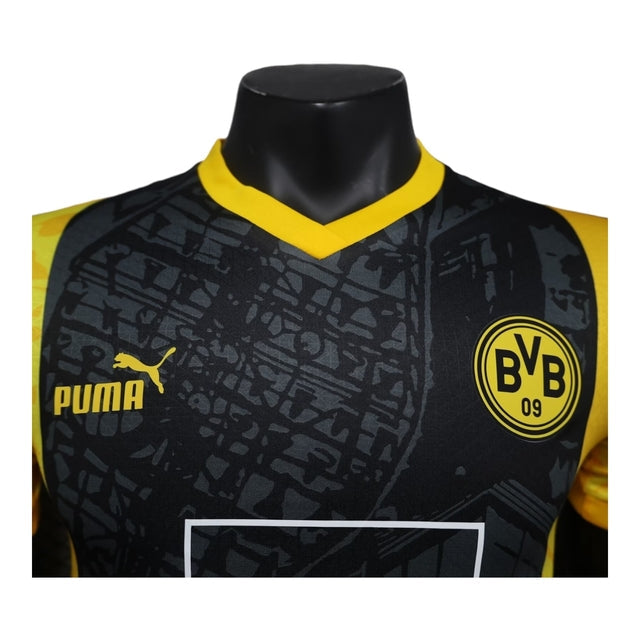 Camisa Borussia Dortmund Edição especial 24/25 - Jogador Puma Masculina - Preta e amarela