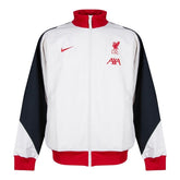Jaqueta Corta-Vento Liverpool I 24/25 - Masculina Nike - Bege com detalhes em vermelho e preto