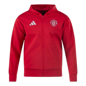 Jaqueta Corta-Vento Manchester United 24/25 - Masculina Adidas - Vermelha