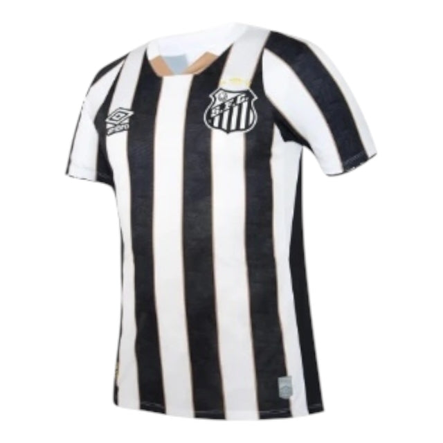 Camisa Santos II 24/25 - Torcedor Umbro Masculina - Branca e preta