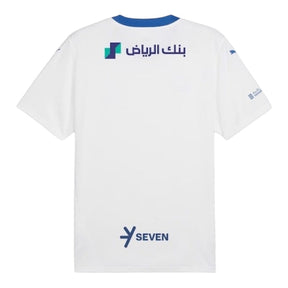 Camisa Al-Hilal II 24/25 - Torcedor Puma Masculina - Branca com detalhes em azul