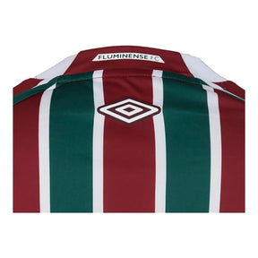 Camisa Fluminense I 25/26 - Torcedor Umbro Feminina - Vermelha e verde com detalhes em branco