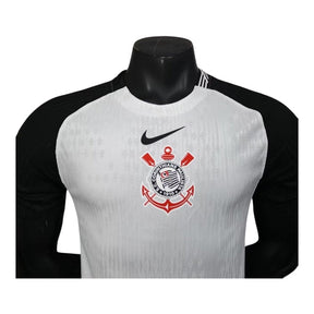 Camisa Corinthians I 25/26 - Jogador Nike Masculina - Branca e preta