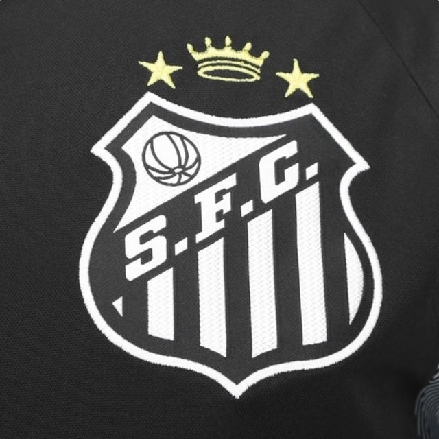 Camisa Santos Goleiro 25/26 - Torcedor Umbro Masculina - Preta