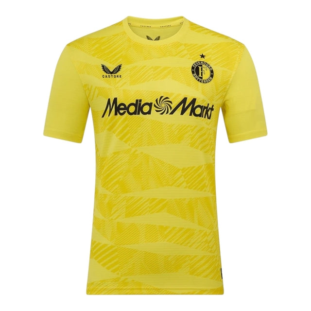 Camisa Feyenoord Goleiro 25/26 - Torcedor Castore Masculina - Amarela