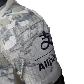 Camisa Tottenham Pré-jogo 25/26 - Jogador Nike Masculina - Branca com detalhes em cinza e azul