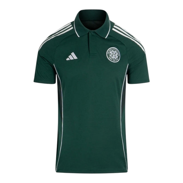 Camisa Polo Celtic Treino 25/26 - Torcedor Adidas Masculina - Verde