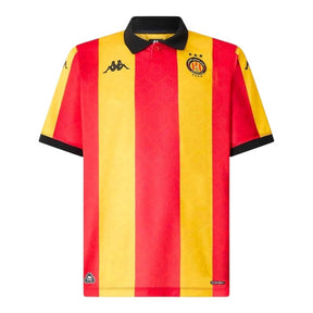 Camisa Espérance de Tunis I 25/26 - Torcedor Kappa Masculina - Amarela e vermelha