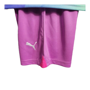 Kit Infantil AC Milan III 23/24 - Puma - Rosa com detalhes em roxo e verde