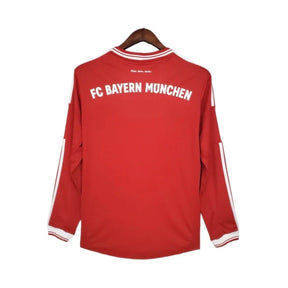 Camisa Retrô Bayern de Munique I 2013/2014 manga longa - Masculina Adidas - Vermelha
