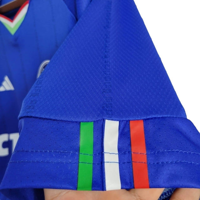 Camisa Palmeiras Edição especial 23/24 - Torcedor Puma Masculina - Azul com detalhes em vermelho e verde e branco