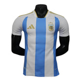 Camisa Seleção Argentina I 25/26 - Jogador Adidas Masculina - Branca e azul