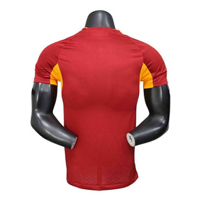 Camisa Roma I 25/26 - Jogador Adidas Masculina - Vermelha com detalhes em amarelo