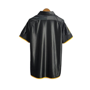 Camisa Retrô Real Madrid II 99/01 - Masculina Adidas - Preta com detalhes em amarelo