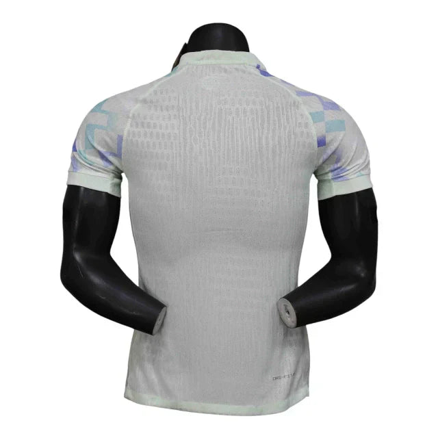 Camisa Inter de Milão II 25/26 - Jogador Nike Masculina - Branca com detalhes em azul e verde