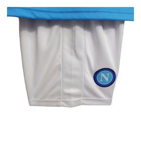 Kit Infantil Napoli I 23/24 - EA7 - Azul com detalhes em vermelho e verde