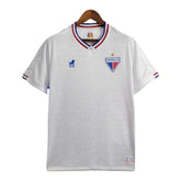 Camisa Fortaleza II 24/25 - Torcedor Leão Masculina - Branca com detalhes em azul e vermelho