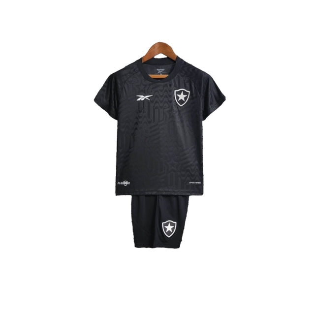 Kit Infantil Botafogo II 23/24 - Reebok - Preto