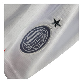 Kit Infantil AC Milan II 23/24 - Puma - Branco com detalhes em vermelho e preto