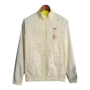Jaqueta Corta-Vento Al-Nassr 23/24 dupla face - Masculina Dunes - Amarela com detalhes em azul