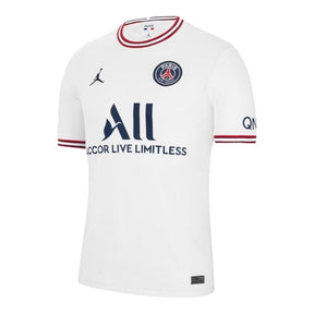 Camisa Retrô Paris Saint-Germain IV 21/22 - Torcedor Jordan Masculina - Branca