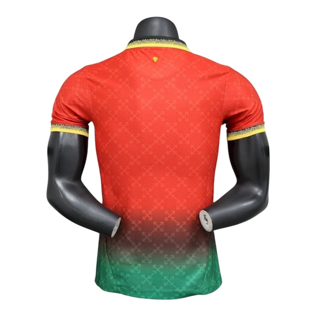 Camisa AC Milan Edição especial 25/26 - Jogador Puma Masculina - Vermelha com detalhes em verde