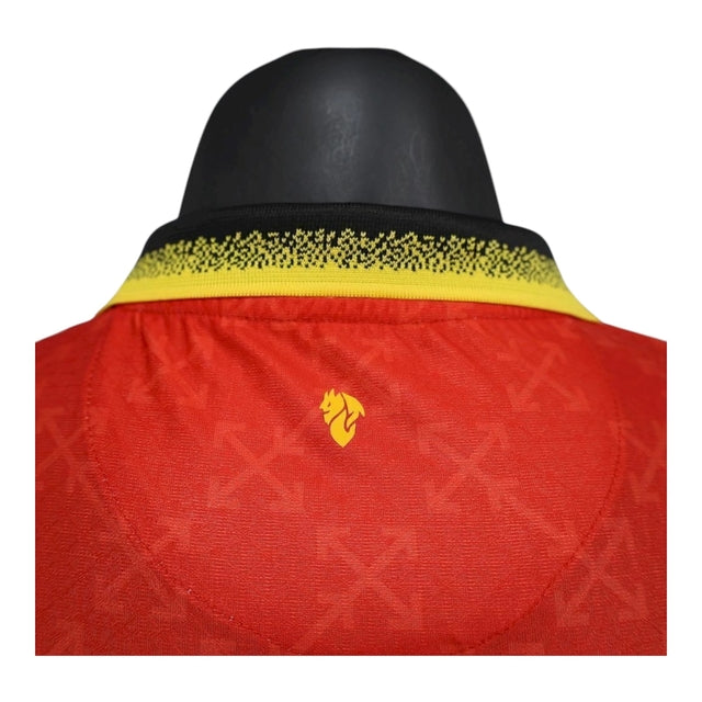 Camisa AC Milan Edição especial 25/26 - Jogador Puma Masculina - Vermelha com detalhes em verde