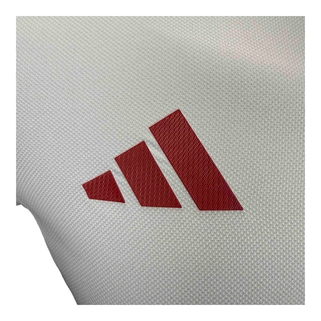 Camisa Flamengo II 25/26 - Jogador Adidas Masculina - Branca com detalhes em vermelho e preto