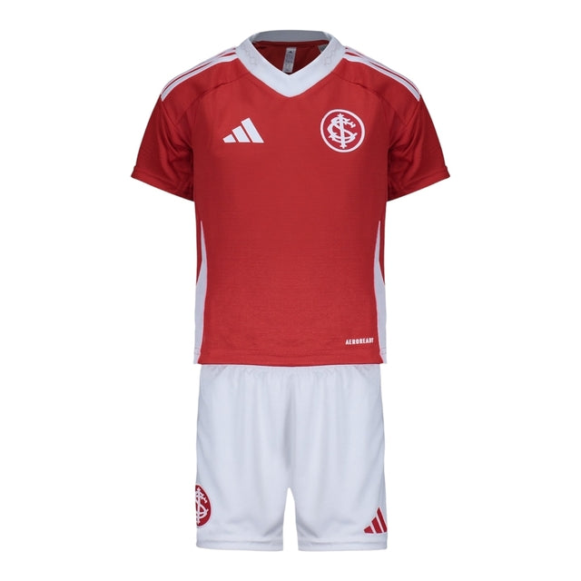 Kit Infantil Internacional I 25/26 - Adidas - Vermelho e branco