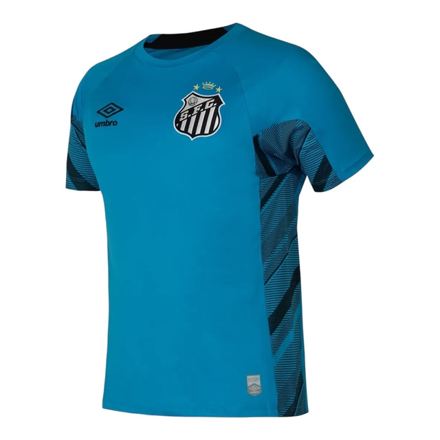 Camisa Santos Goleiro 25/26 - Torcedor Umbro Masculina - Azul