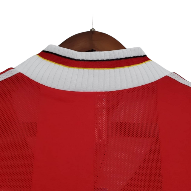 Camisa Retrô Liverpool 1996/1997 - Masculina Adidas - Vermelha e branca