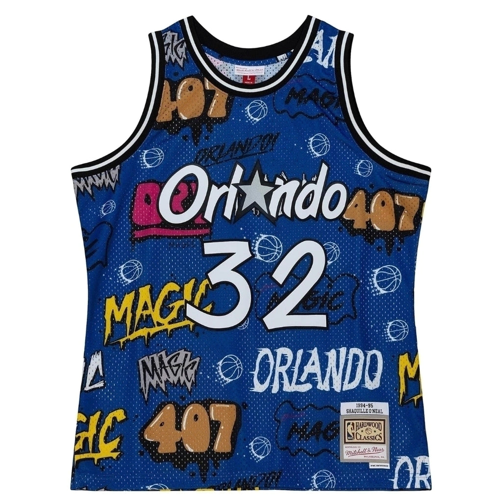 Regata Orlando Magic Grafite Sticker Shaquille O'Neal 1994/95